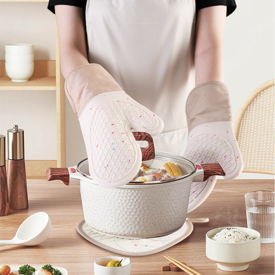 Silicone Pot Holders & Mitts Set