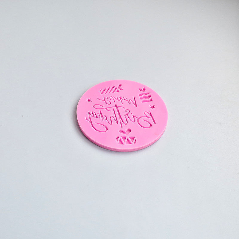 Birthday Cake Embosser Stamp