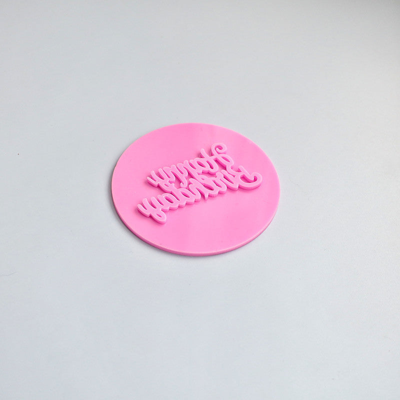 Birthday Cake Embosser Stamp