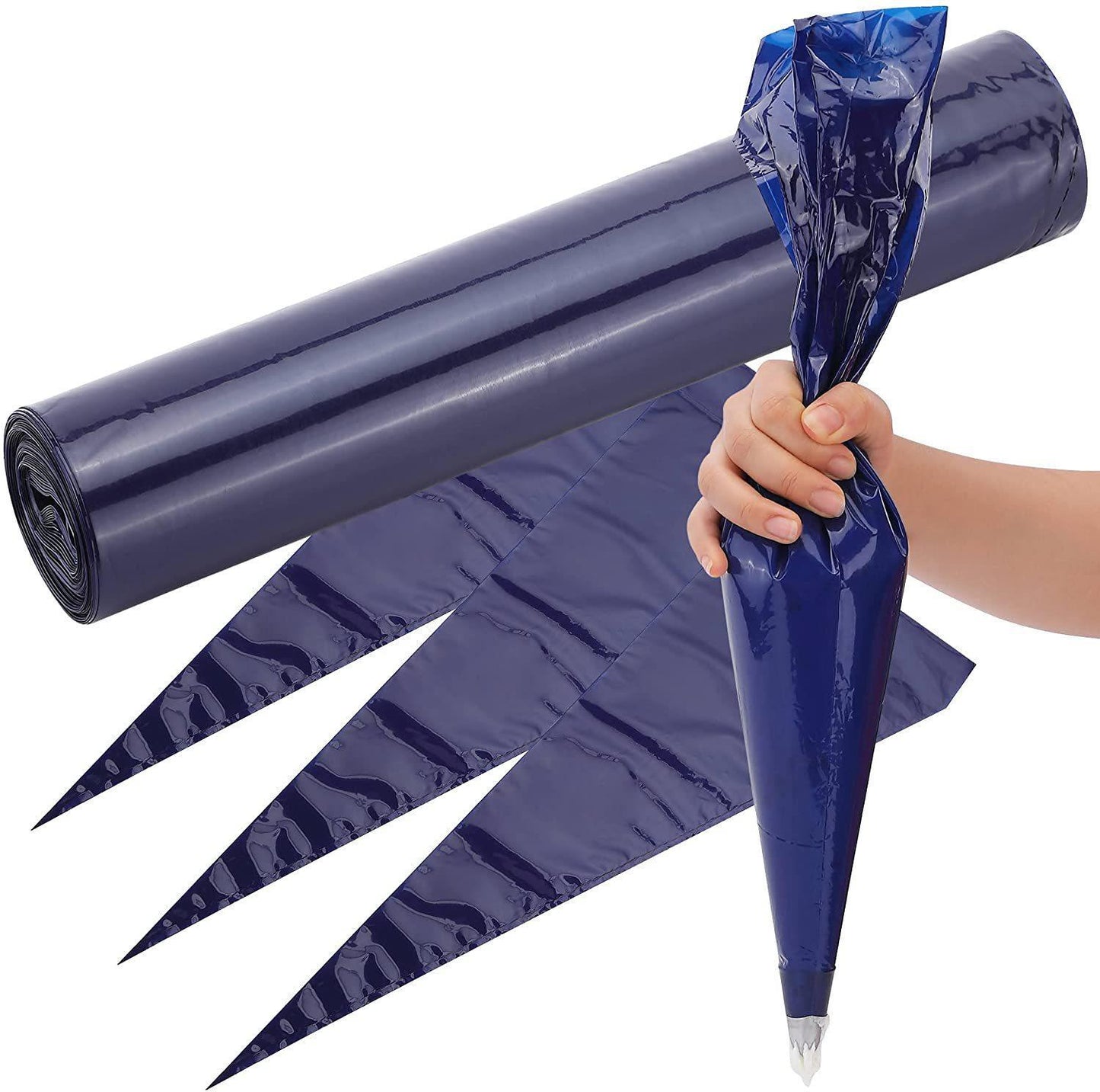 Blue Disposable Plastic Piping Bag