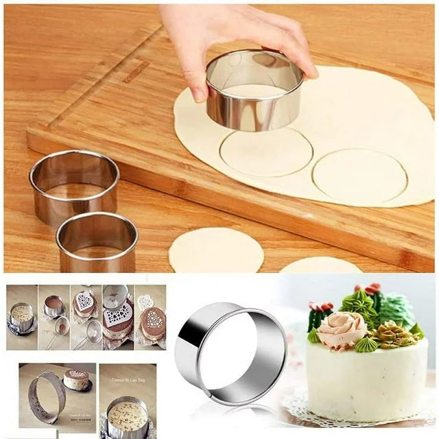 Round Stainless Steel Biscuit Cutter