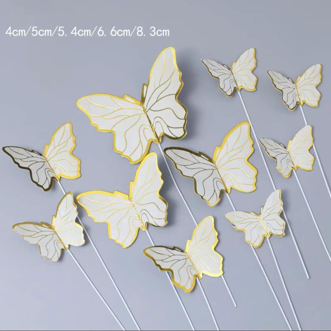 Pink Butterfly Cake Toppers