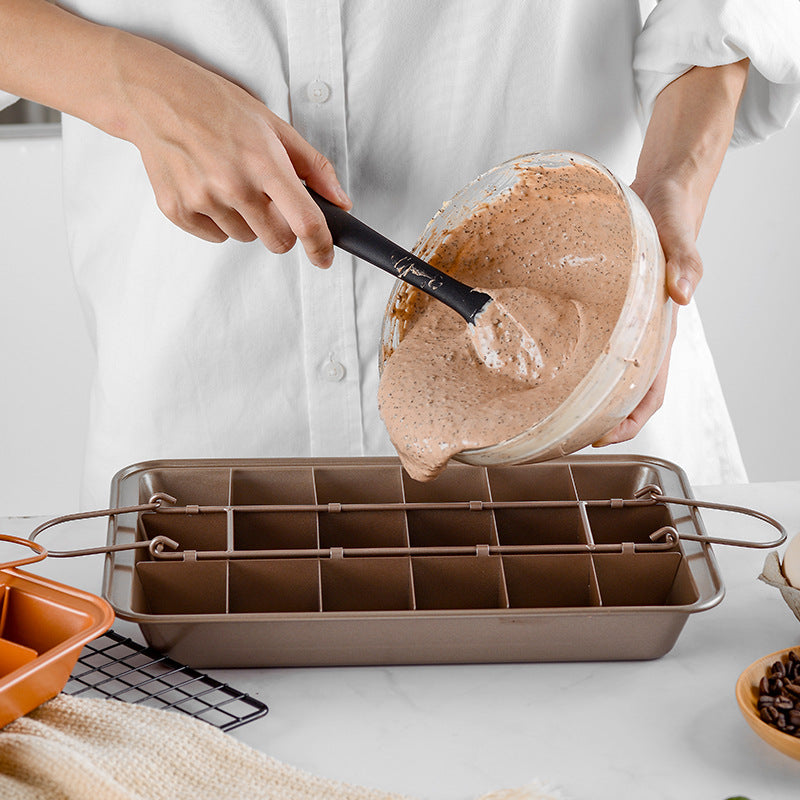 Non-Stick Brownie Cake Mold Pans with Dividers