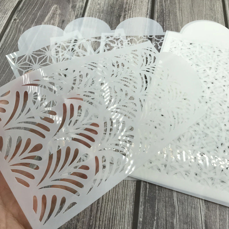 Elegant Cake Side Stencil