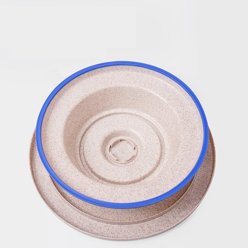 Eco-Friendly Wheat Straw Cake Decorating Revolving Stand