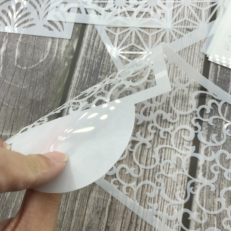 Elegant Cake Side Stencil
