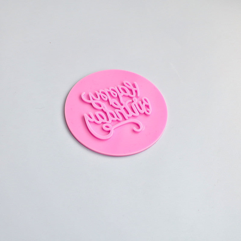 Birthday Cake Embosser Stamp