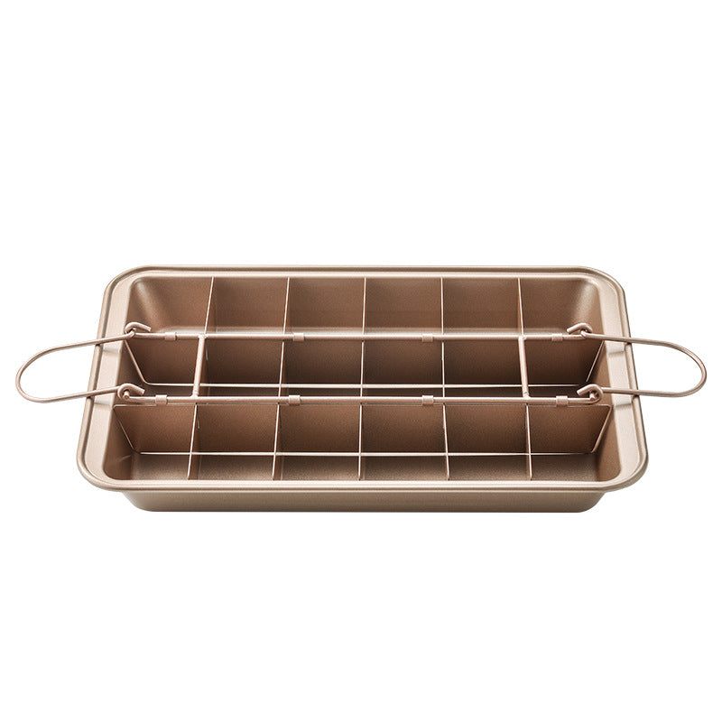 Non-Stick Brownie Cake Mold Pans with Dividers