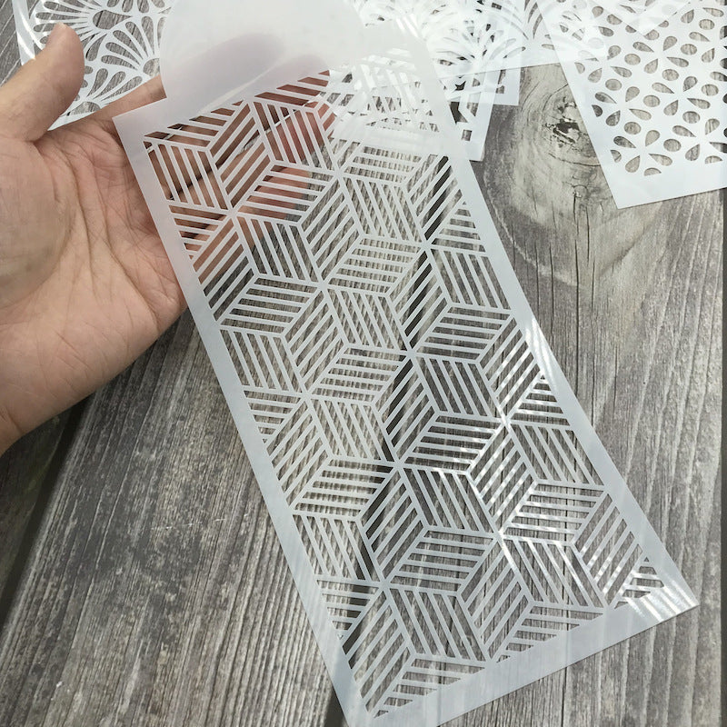 Elegant Cake Side Stencil