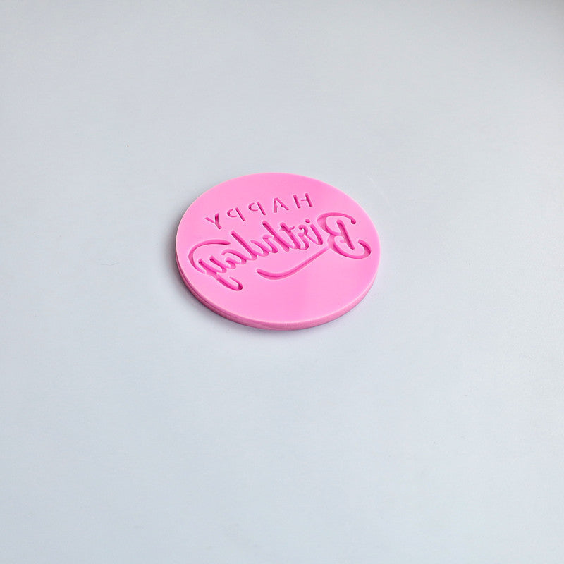 Birthday Cake Embosser Stamp
