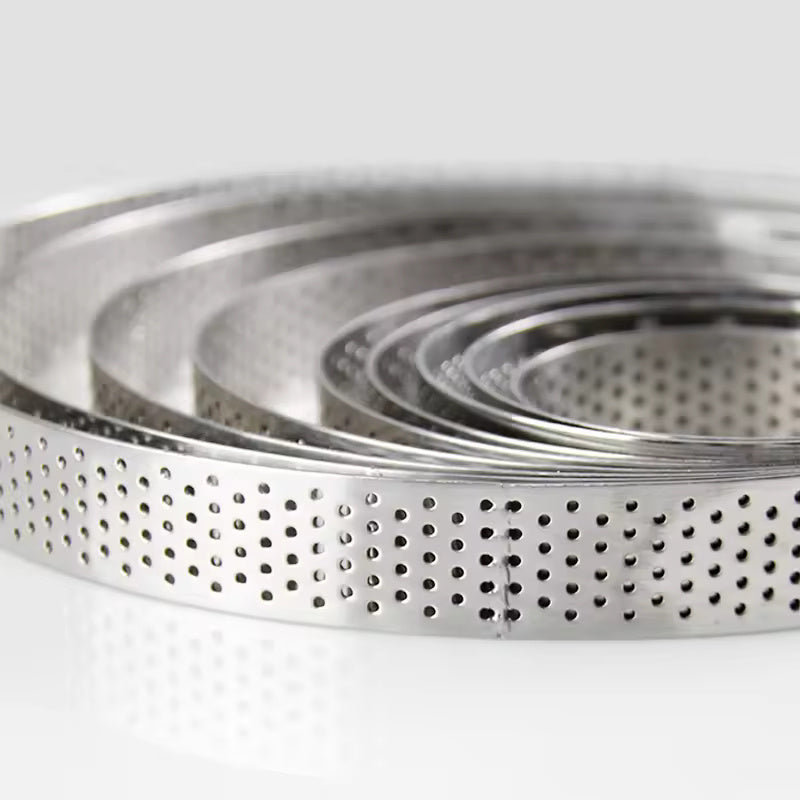 Heat-Resistant Round Tart Ring Set
