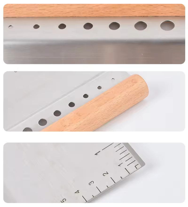 2-Piece Stainless Steel Scraper Set