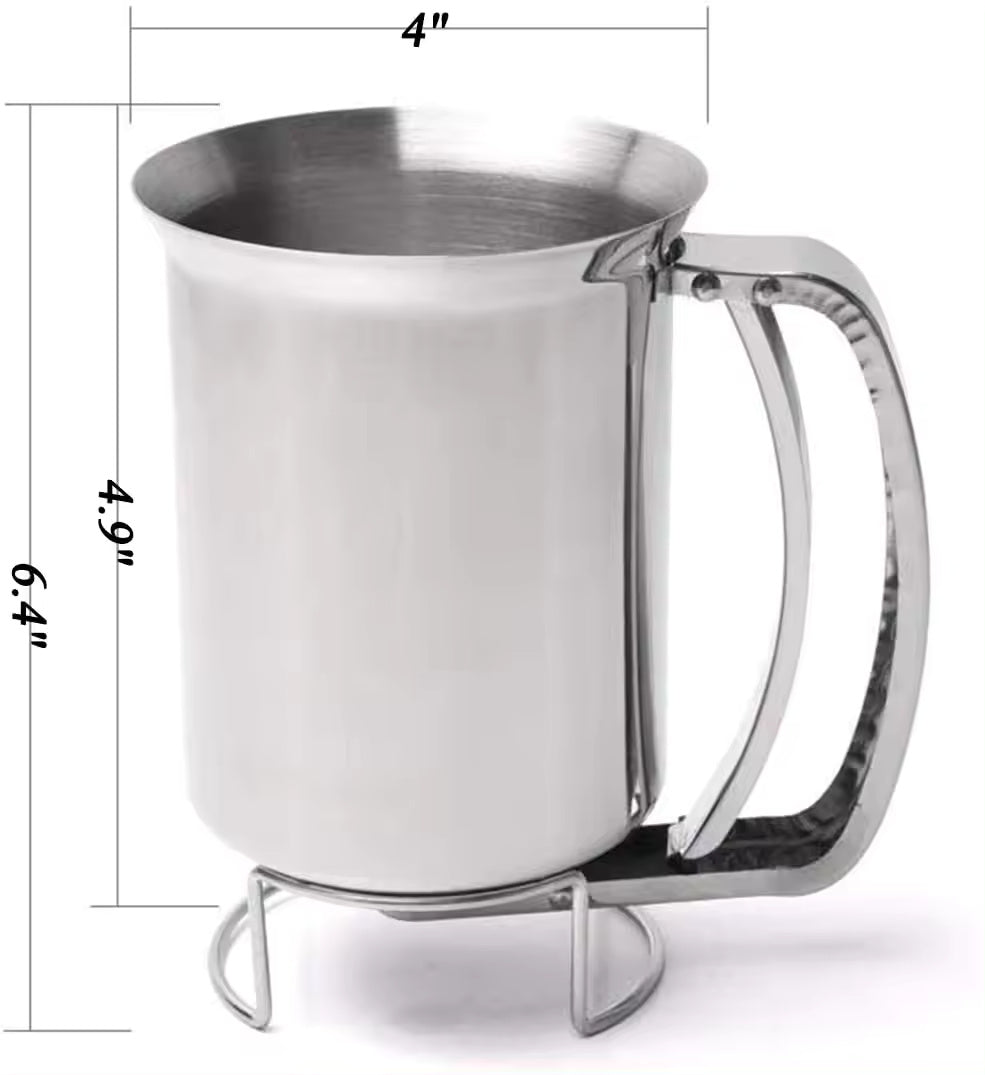 Stainless Steel Baking Batter Dispenser With Stand