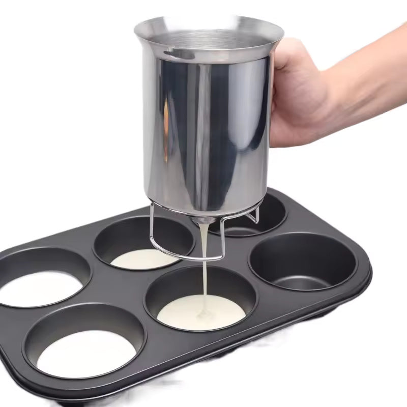 Stainless Steel Baking Batter Dispenser With Stand