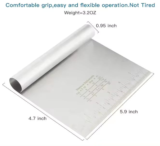 Stainless Steel Cake Scraper