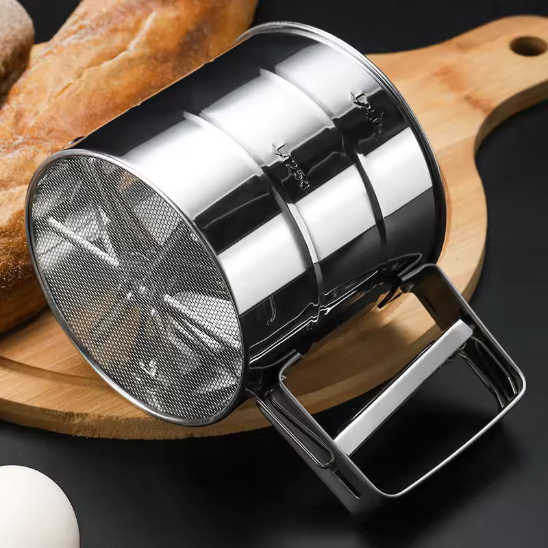 Large Powdered Sugar Flour Sifter Cup