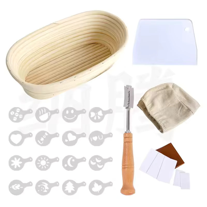 Baking Kit, Flour Mixer & fermentation Basket Set