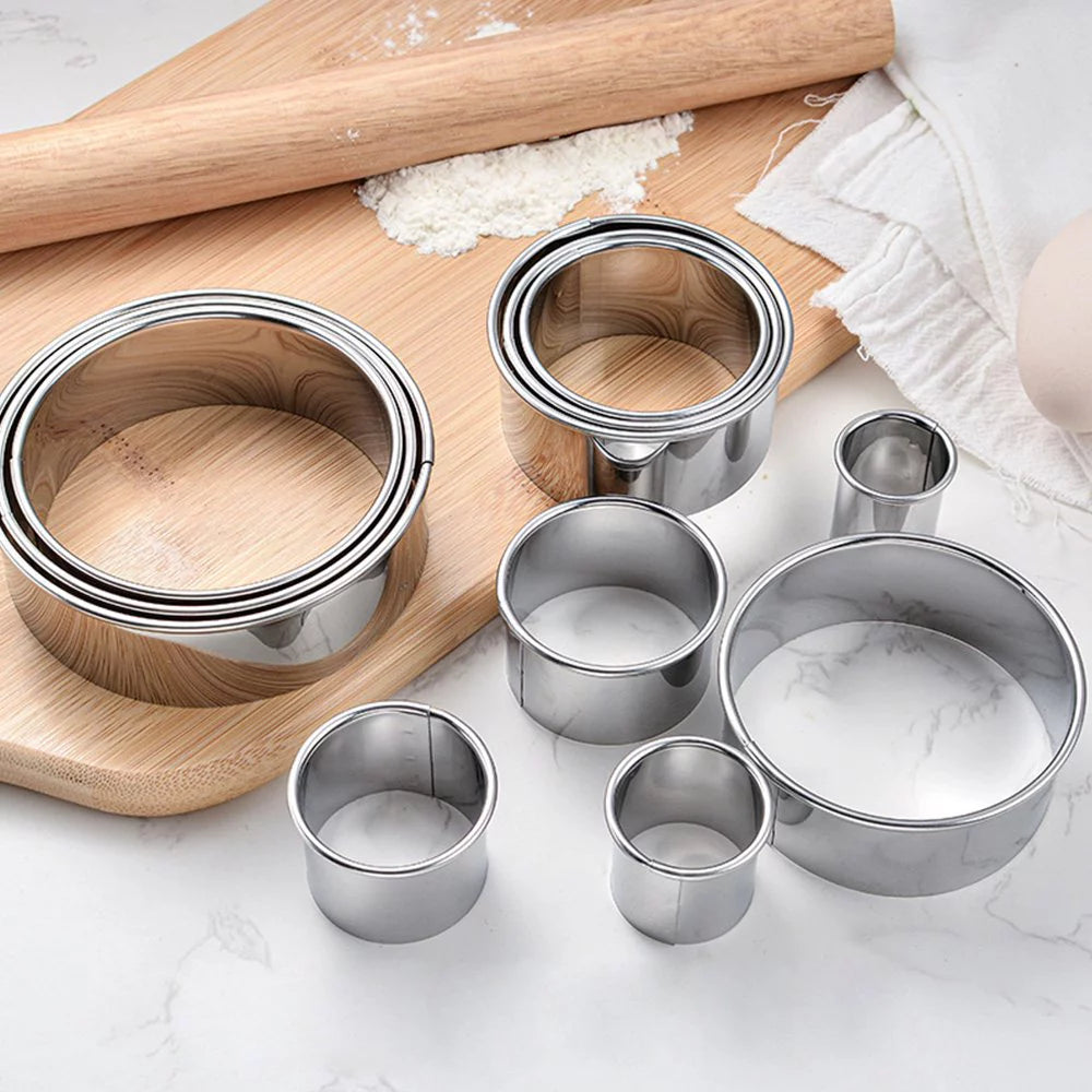 Round Stainless Steel Biscuit Cutter