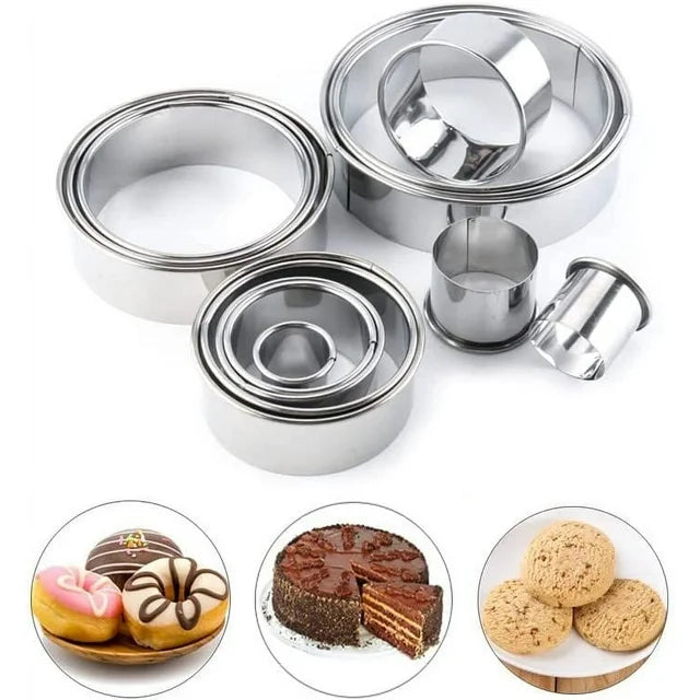 Round Stainless Steel Biscuit Cutter