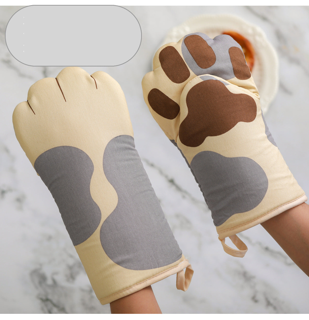 2-Pack Heat-Resistant BBQ Oven Mitts