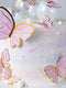 Pink Butterfly Cake Toppers