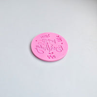 Birthday Cake Embosser Stamp