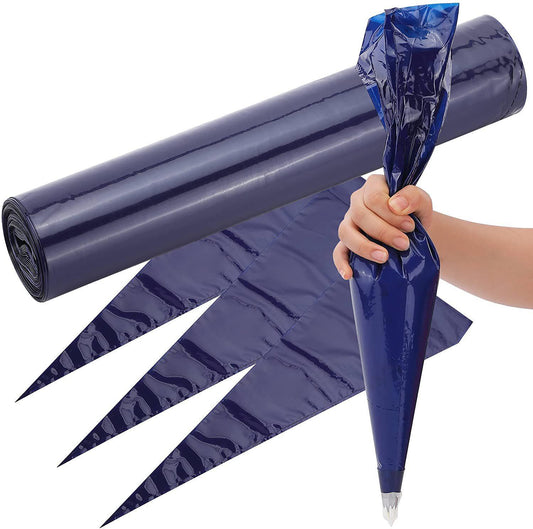 Blue Disposable Plastic Piping Bag