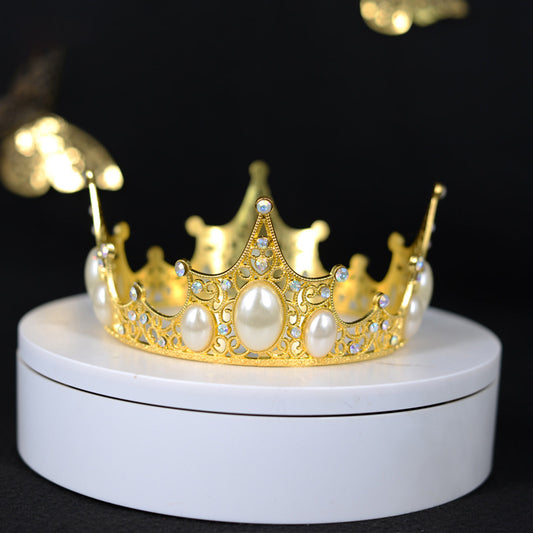 Vintage Wedding Cake Crown Topper