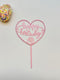 Acrylic Happy Birthday Cake Topper