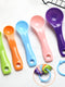 Set of 5 Plastic Measuring Spoons