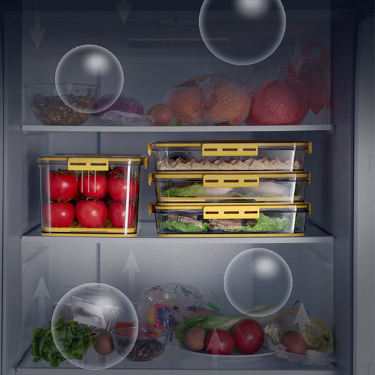 Plastic Airtight Bread Box with Lid