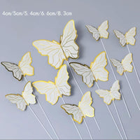 Pink Butterfly Cake Toppers