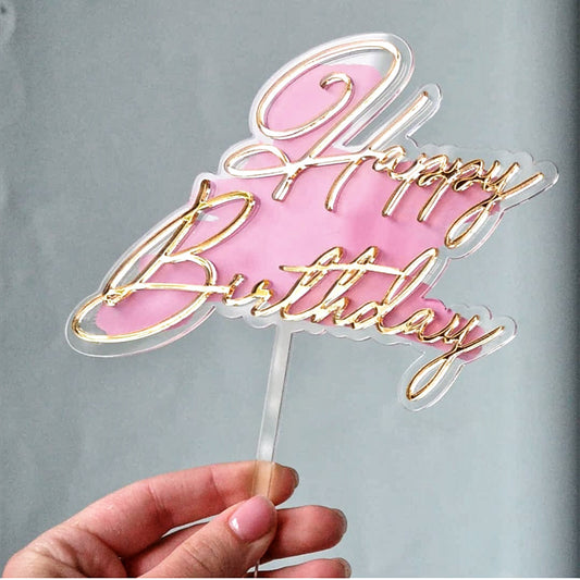 Happy Birthday Cake Toppers