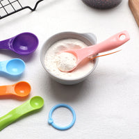 Set of 5 Plastic Measuring Spoons