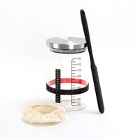 1000ml Sourdough Starter Jar with Bamboo Lid
