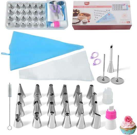 Cake Decorating Piping Icing Nozzle Set