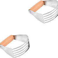 2-Piece Stainless Steel Scraper Set