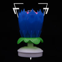 Rotating Musical Birthday Cake Firework Candles
