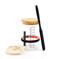 1000ml Sourdough Starter Jar with Bamboo Lid