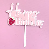 Happy Birthday Cake Toppers