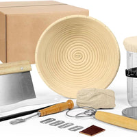 12-Piece Baking Kit Flour Mixer Fermentation Basket Set