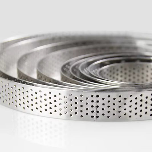 Heat-Resistant Round Tart Ring Set