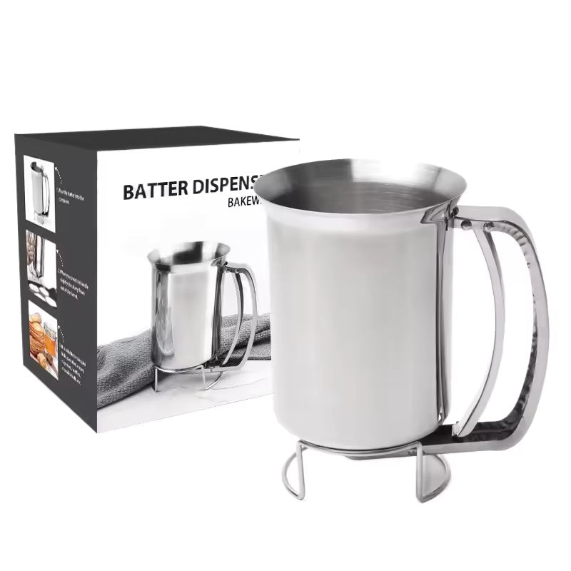 Stainless Steel Baking Batter Dispenser With Stand