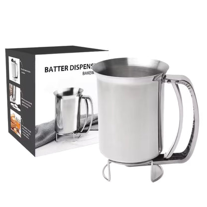 Stainless Steel Baking Batter Dispenser With Stand
