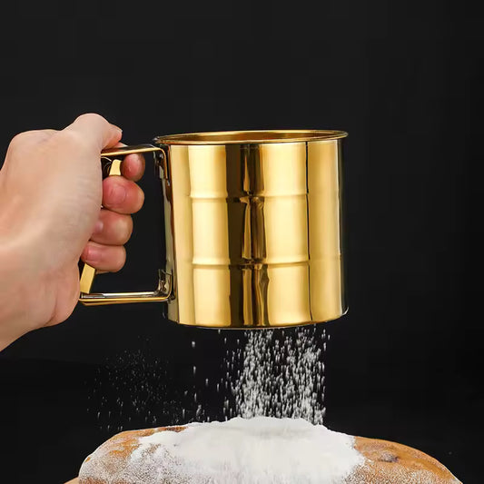 Large Powdered Sugar Flour Sifter Cup